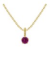 July Birthstone Silver Necklace SPE-5705